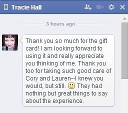 Facebook Testimonial for Susanne Novak, Realtor