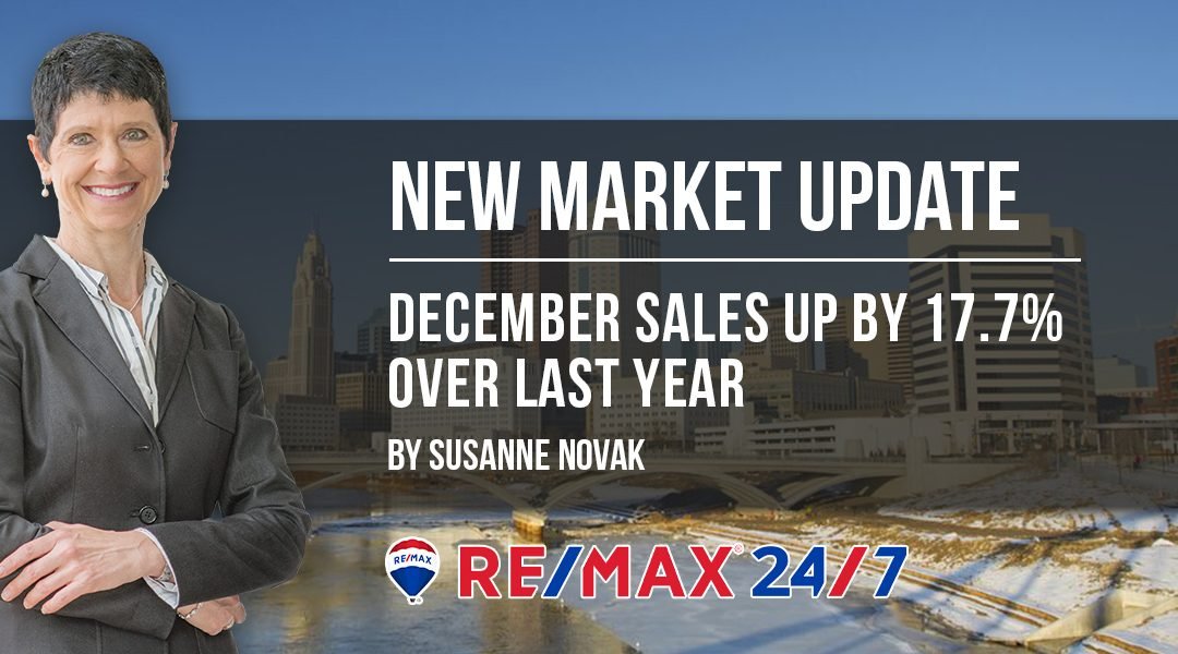 Market Update: December Sales UP by 17.7% over Last Year