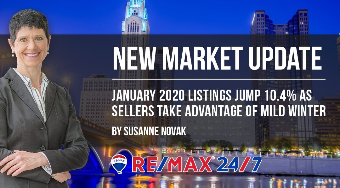 Market Update: Listings Jump 10.4% as Sellers Take Advantage of Mild Winter
