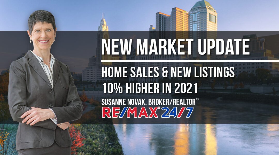 Market Update: Home Sales & New Listings 10% Higher in 2021