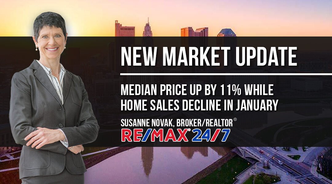 Market Update: Median Price Up by 11% while Home Sales Decline in January