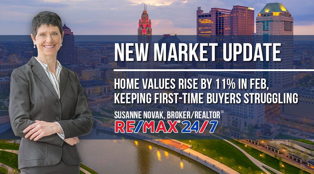Market Update: Home Values Rise by 11% in Feb, Keeping First-Time Buyers Struggling